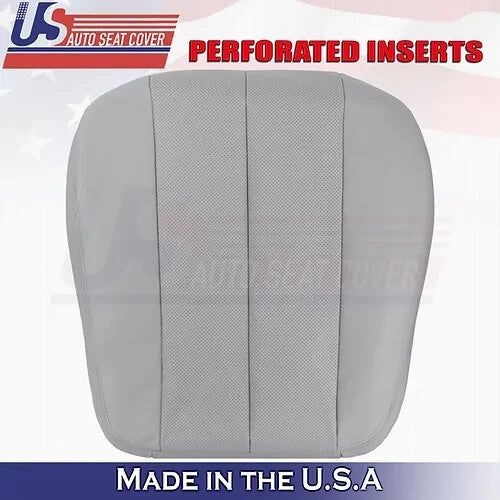 1990-1995 Fits Mercedes Benz SL320 500 Driver Bottom Leather Seat Cover Gray