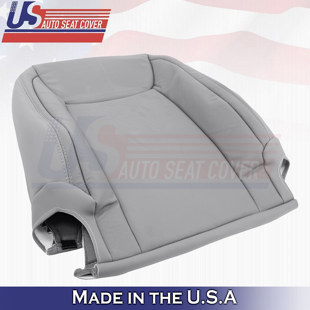 2004 to 2010 For Toyota Sienna Driver Bottom & Top Leather Seat Cover Gray
