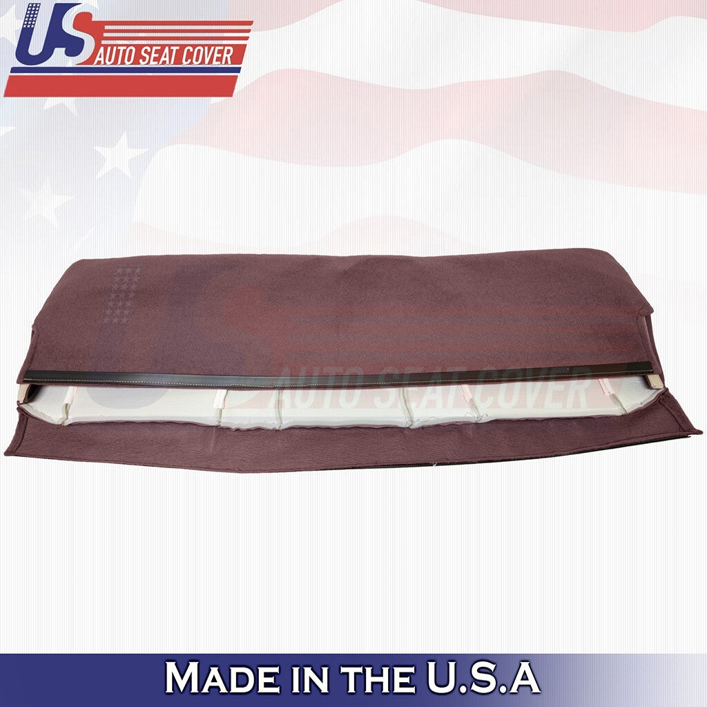 1995 to 1999 Fits Chevy Silverado 1500 Rear Bench Top Leather Cover Ruby Red