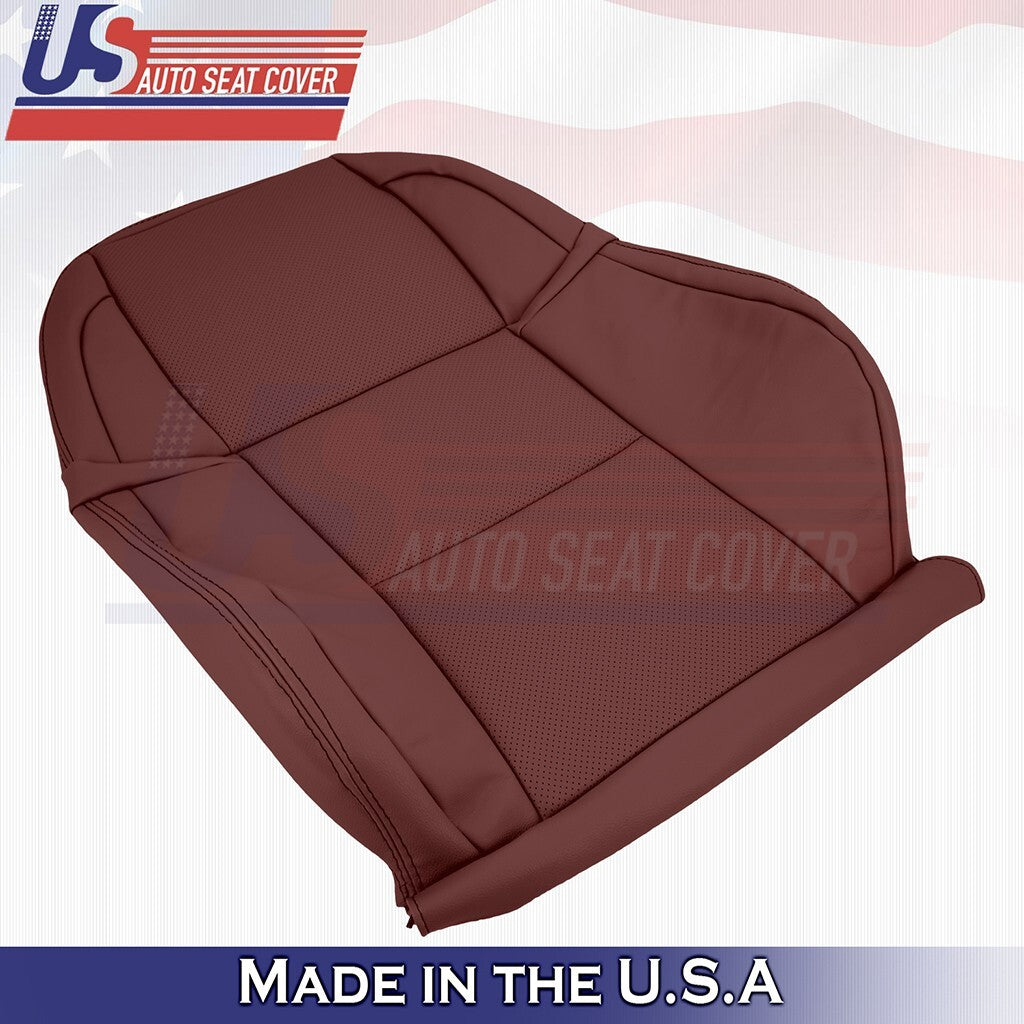 2013 to 2020 Fits Lexus GS350 F Sport Passenger Top Leather Seat Cover Red
