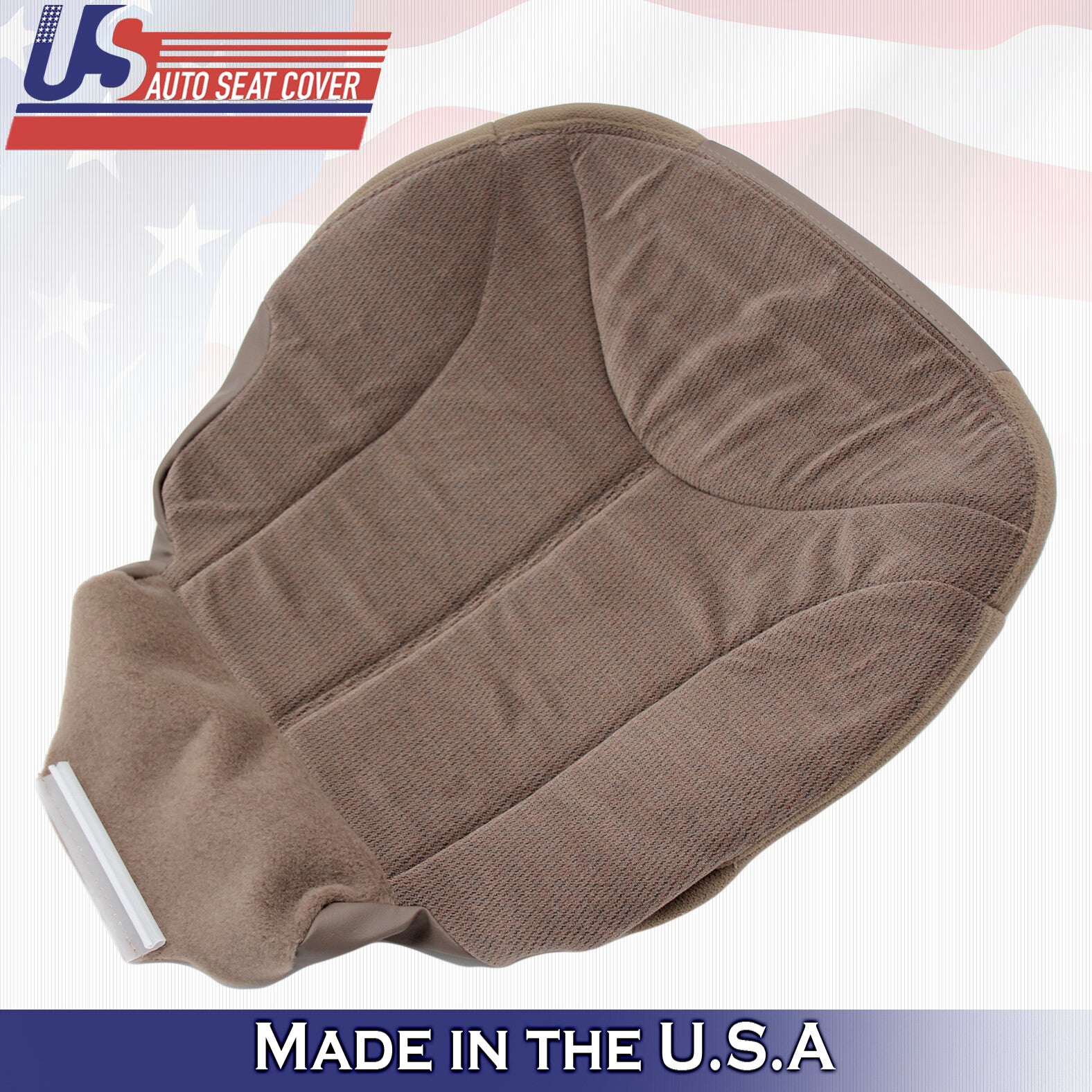 1999 For GMC Sierra 1500 2500 3500 SLT SLE Passenger Bottom Cloth Seat Cover Tan