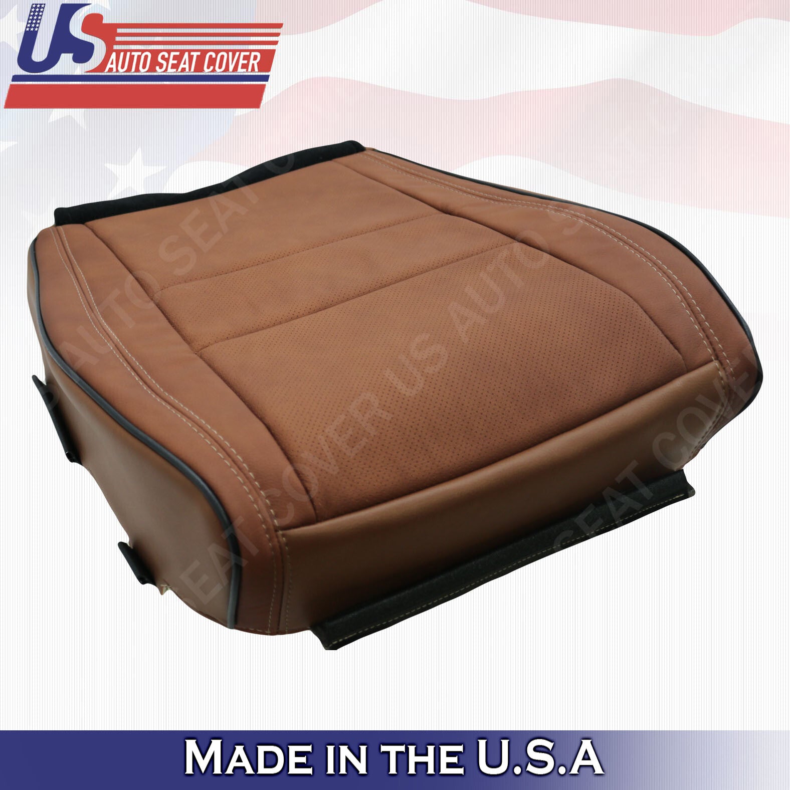 2018 2020 Fits Jeep Grand Cherokee Overland Front Bottom Leather Cove New Saddle