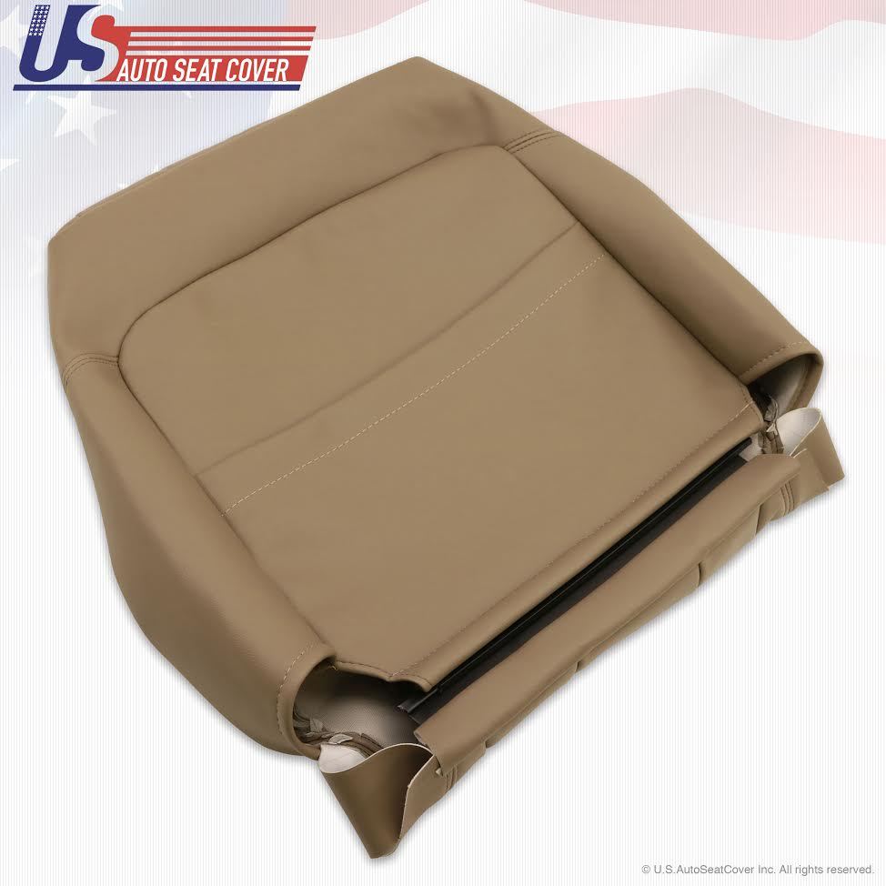 Fits 1999 2000 01 02 Toyota 4Runner Driver Top lean back Leather Seat Cover Tan
