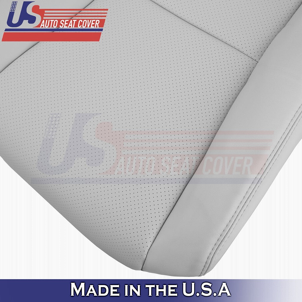 2007 to 2012 Fits Lexus LS460 LS600h Passenger Bottom &Top Leather Cover Lt Gray