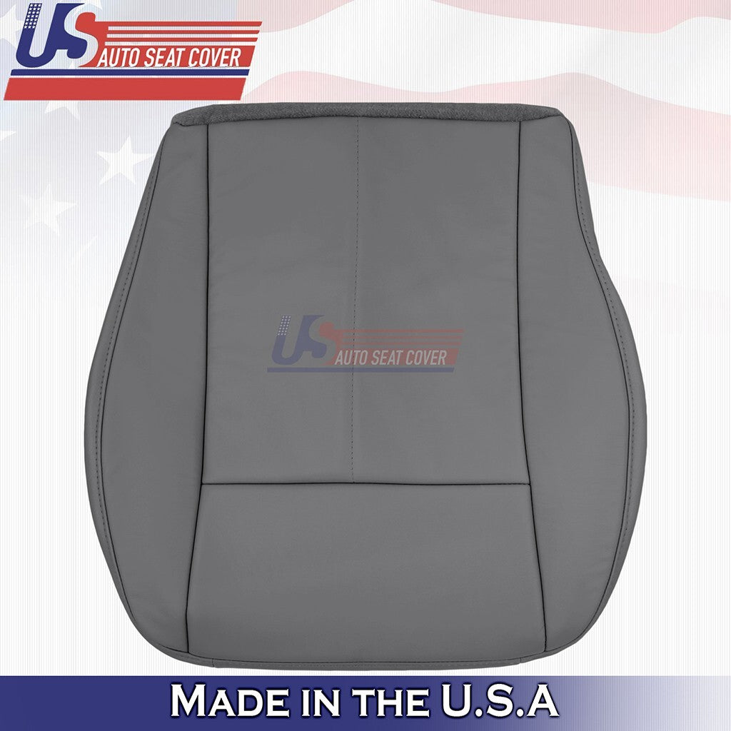 2005 2006 2007 Fits Chrysler 300C Driver Bottom Genuine Leather Seat Cover Gray