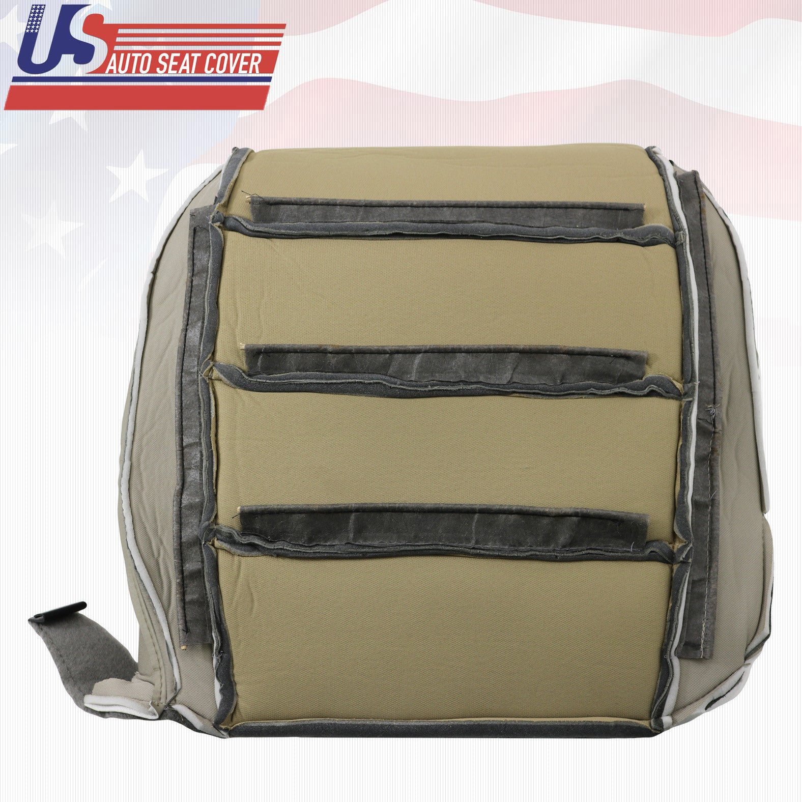 Fits 2008 ACURA TL TYPE S DRIVER/PASSENGER BOTTOM LEATHER SEAT COVER GRAY