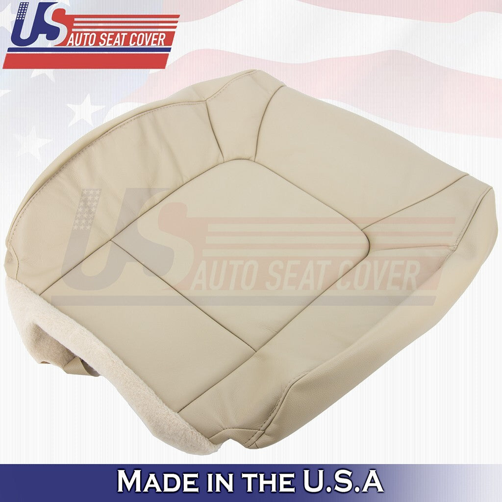 2009 2010 2011 For Honda Pilot Front Driver Top Leather Seat Cover Beige Tan