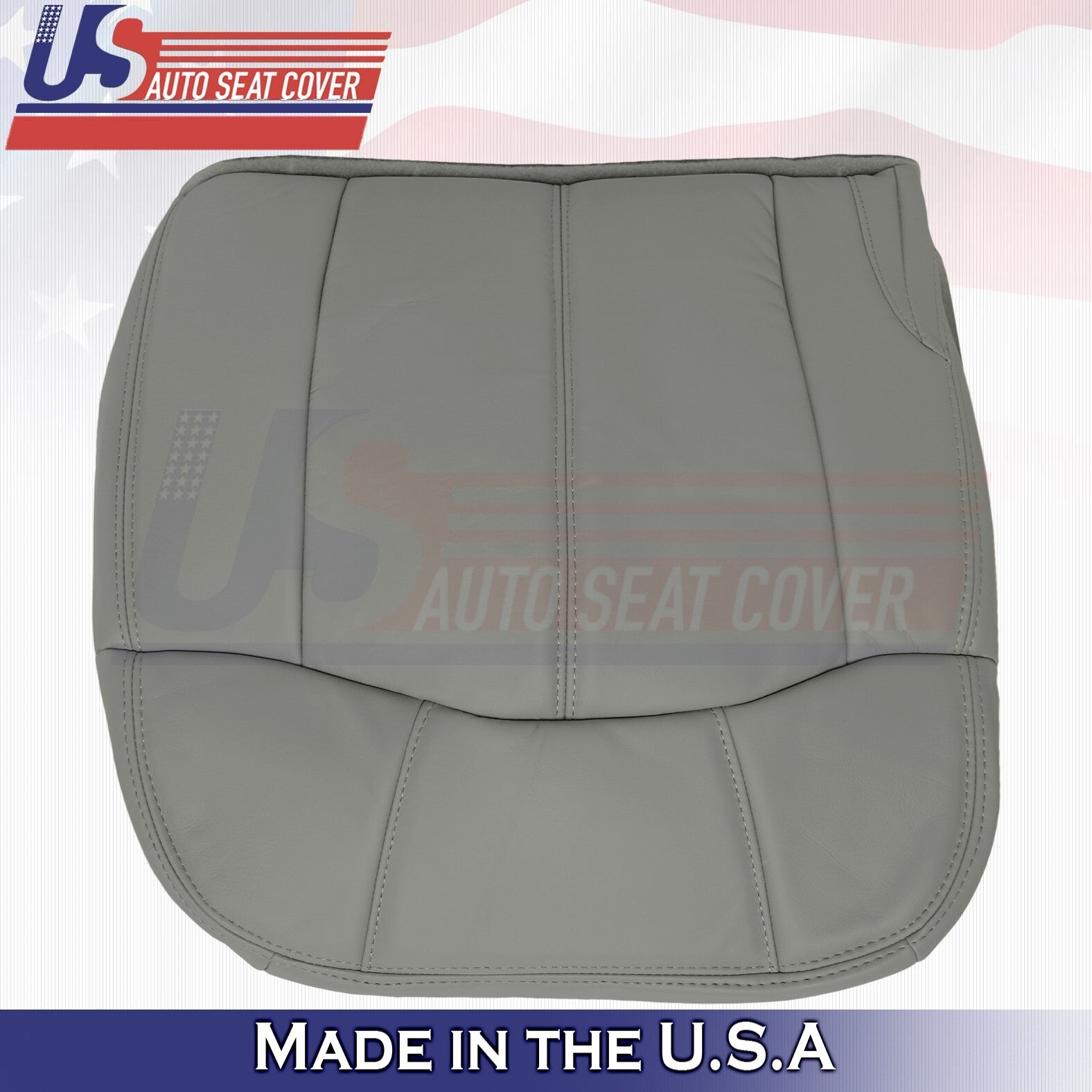 1999 to 2002 For Chevy Tahoe Rear Driver& Passenger Bottoms Leather Covers Gray