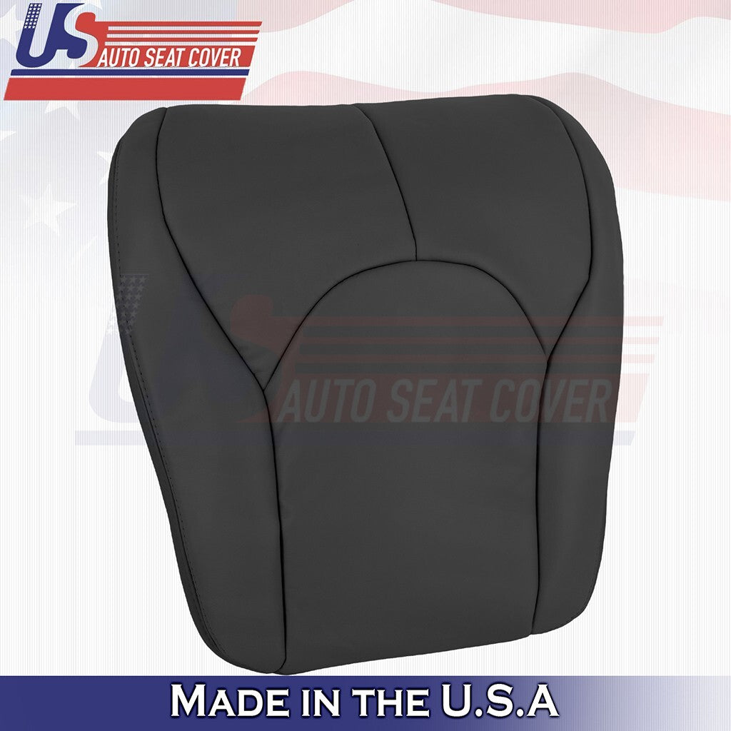 Driver &Passenger Bottoms Leather Cover BLK For 1996 to 2002 Mercedes Benz SL320