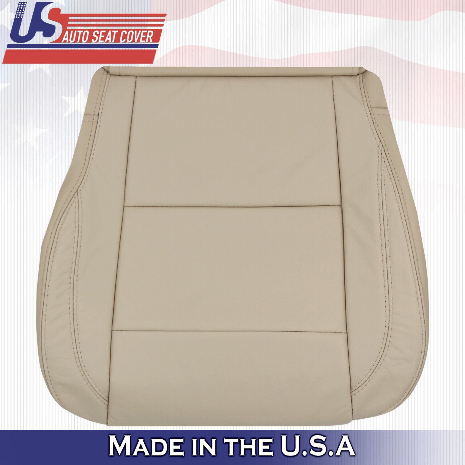 2004 - 2010 For Infinity QX56 Driver Side Bottom Leather Seat Cover in Tan