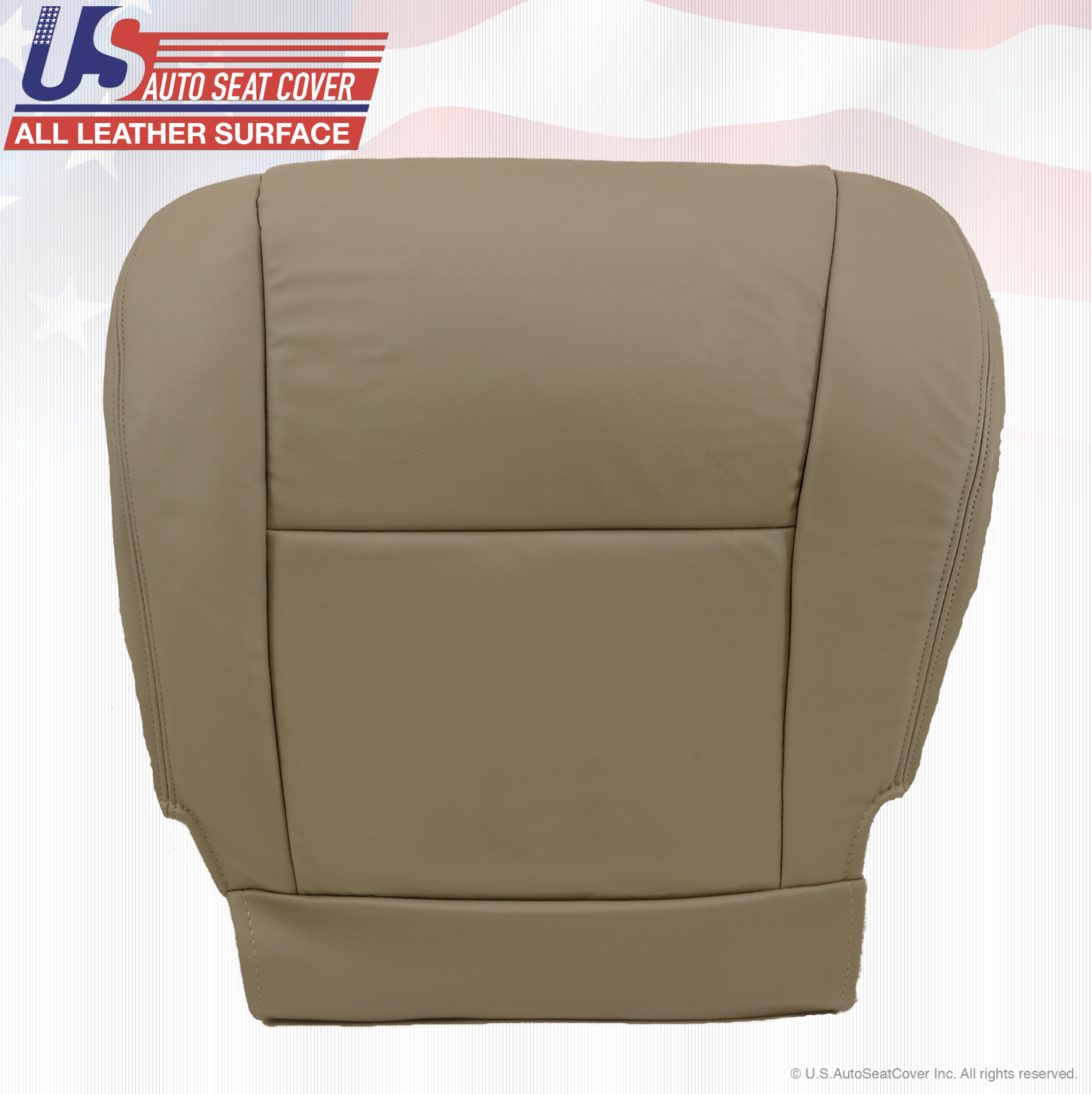 Fits 2006 Toyota Tundra Driver Side Bottom Replacement Seat Cover Vinyl Tan