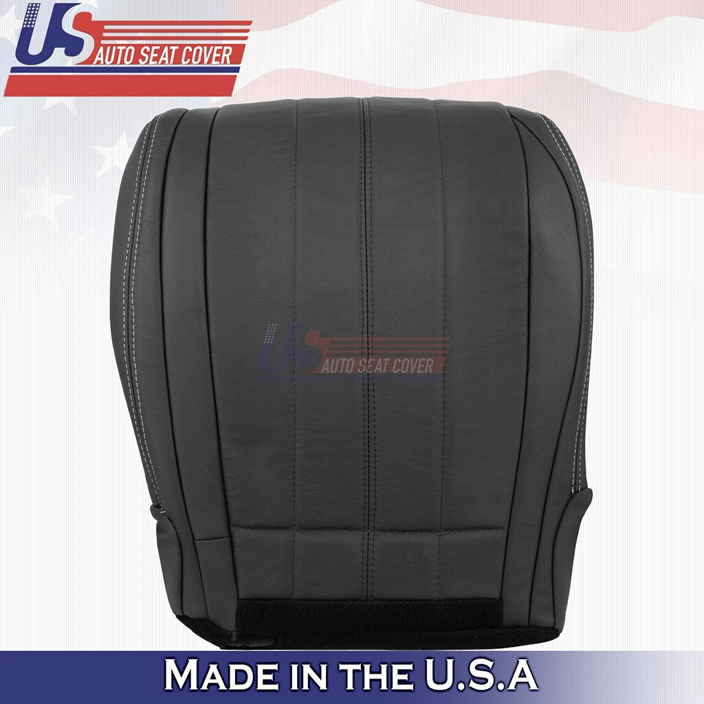 2015 2016 2017 For Infiniti FX35 Driver Bottom Leather Seat Cover Black