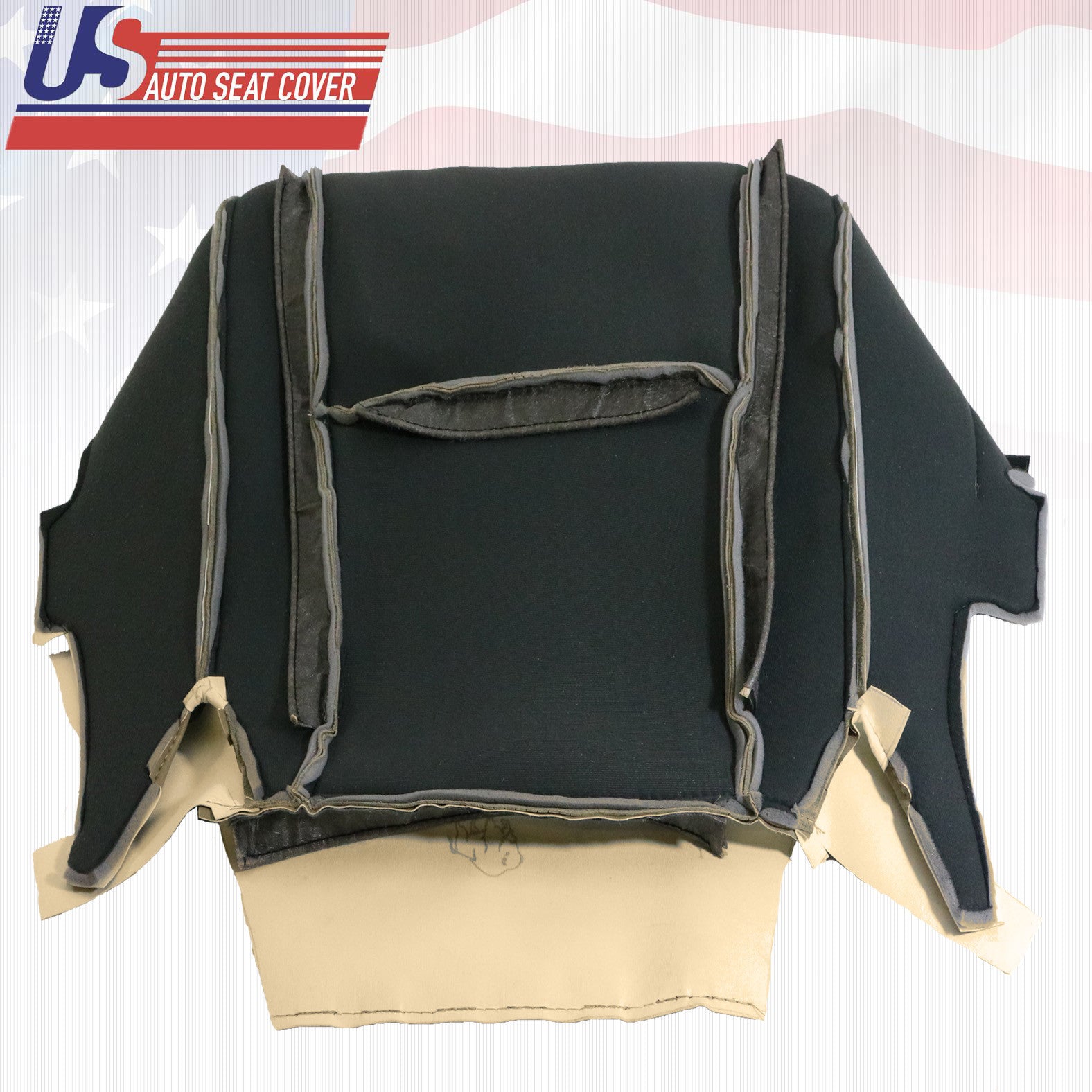 Fits 2004 - 2007 Highlander Front Passenger Seat Cover Perforated Leather Tan