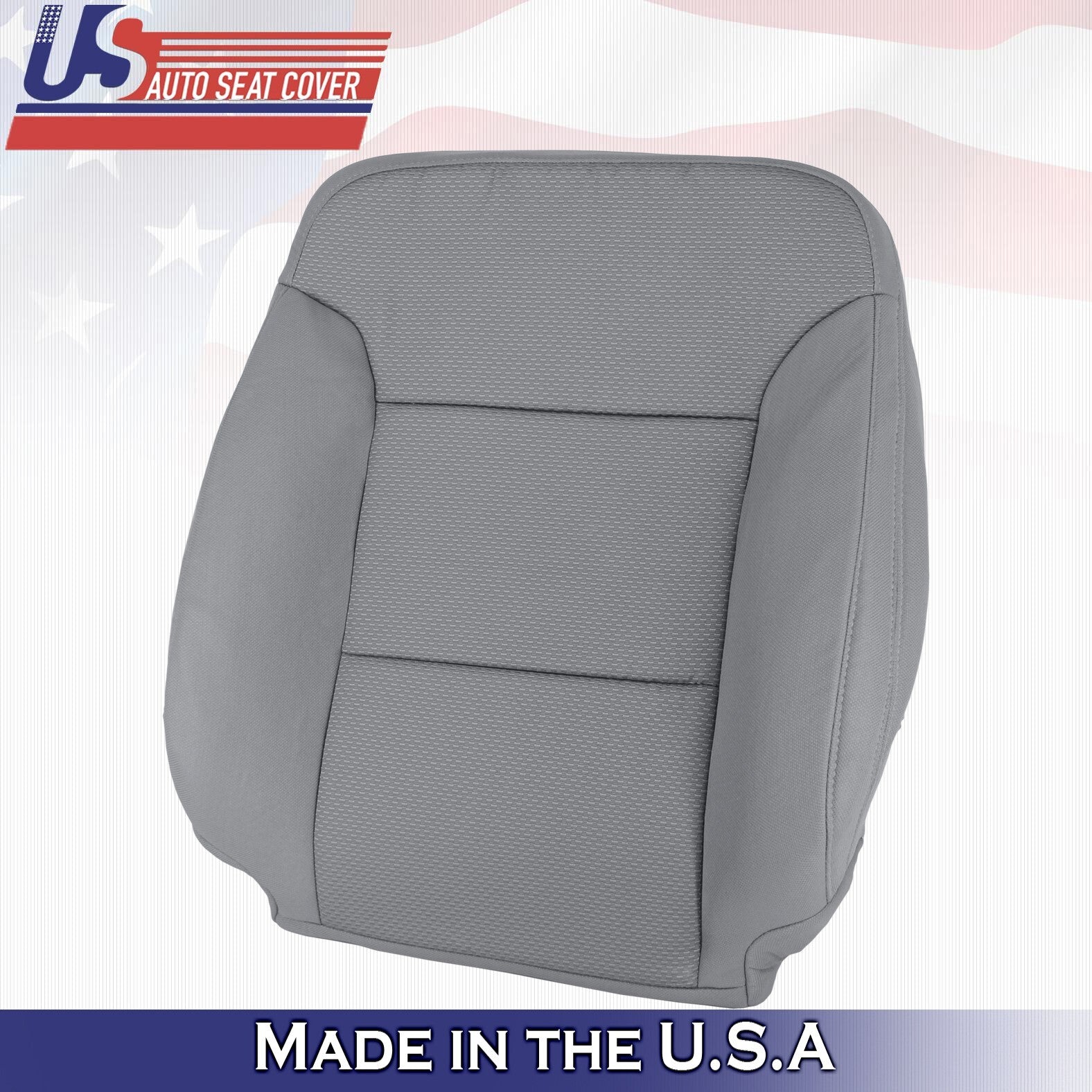 2015 2016 For Chevy Silverado 2500 3500 Driver & Passenger Top Cloth Covers Gray