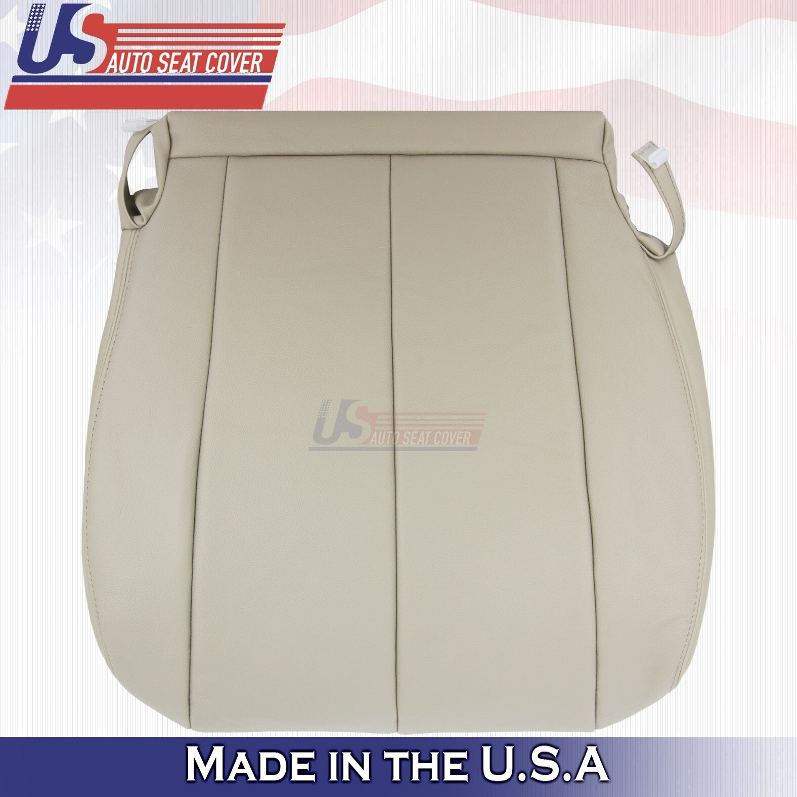 2011 to 2014 Fits Toyota Sienna Driver & Passenger Bottoms Leather Cover Tan