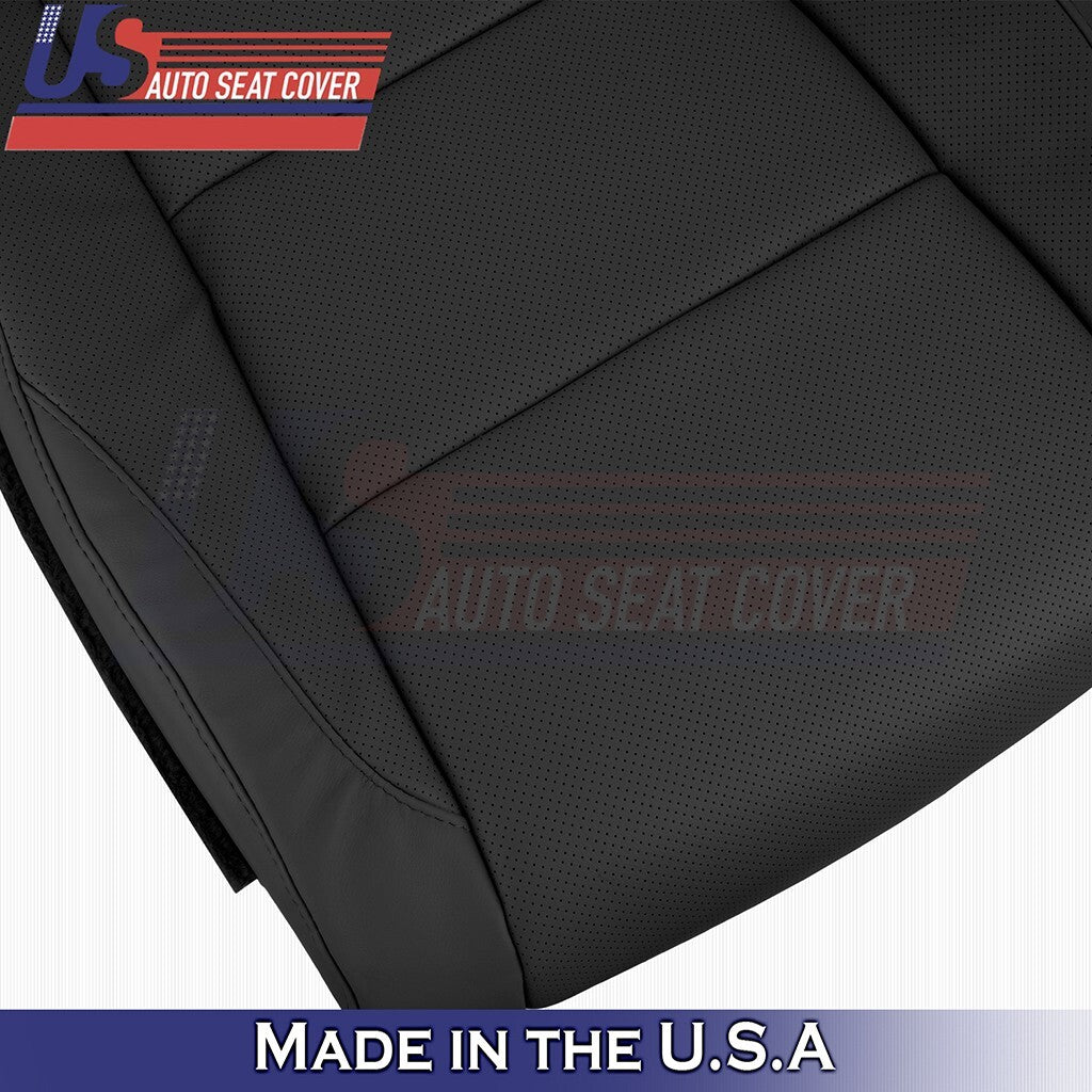 2014 to 2019 For Toyota Highlander Driver Bottom Leather w/Perforated Cover BLK