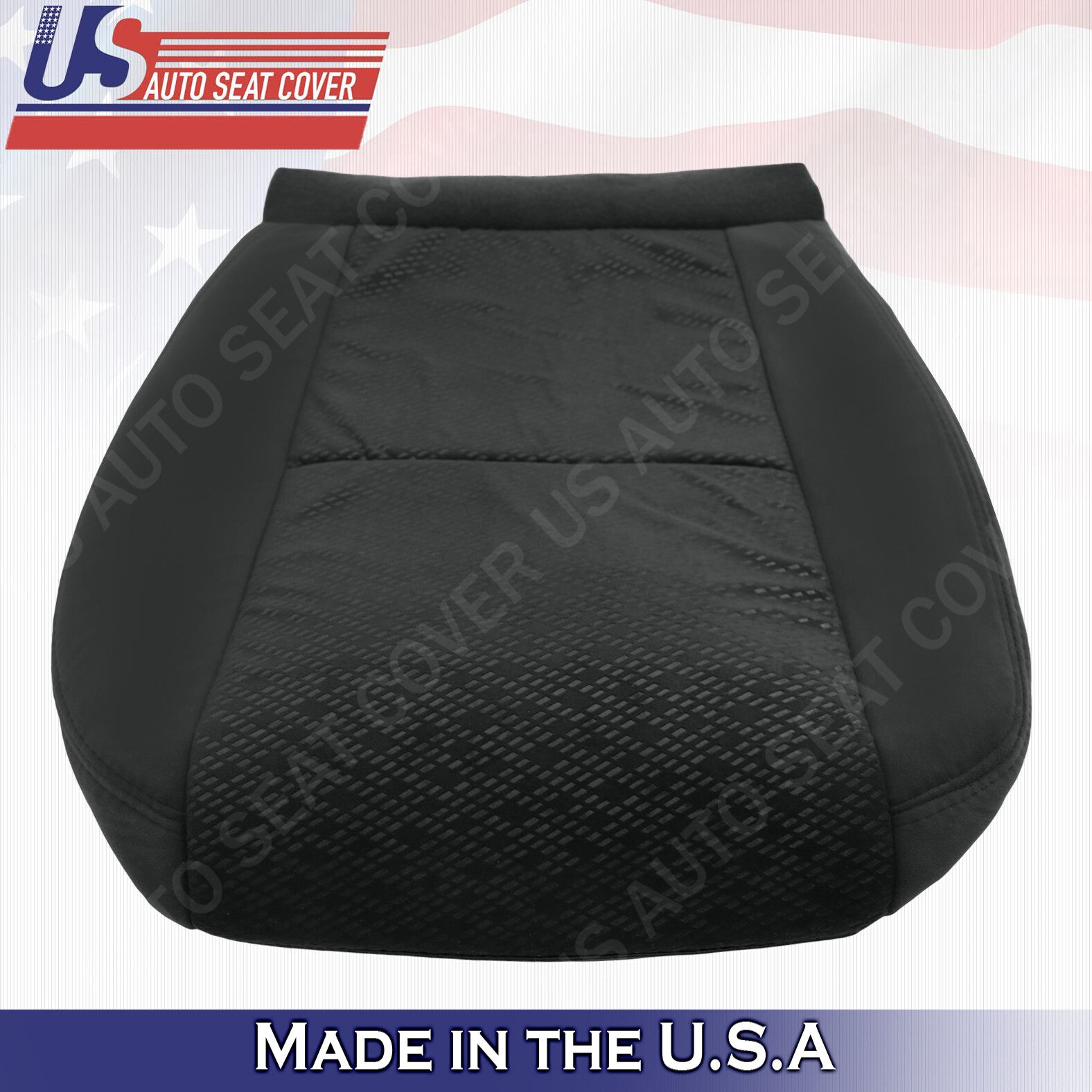 2007 2008 GMC Yukon, GMC Sierra & Suburban driver bottom cloth seat cover ebony