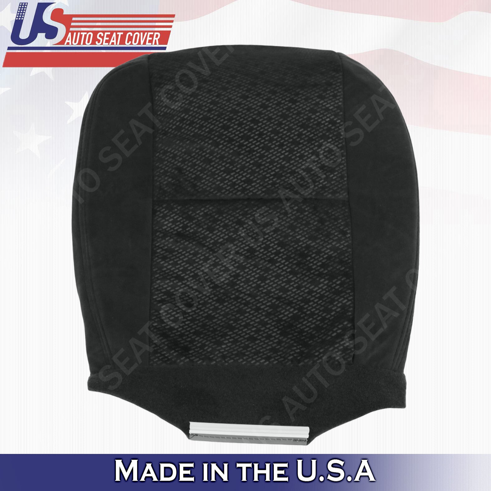 2007 2008 Fits GMC Yukon Passenger Bottom Cloth Replacement Seat Cover Black