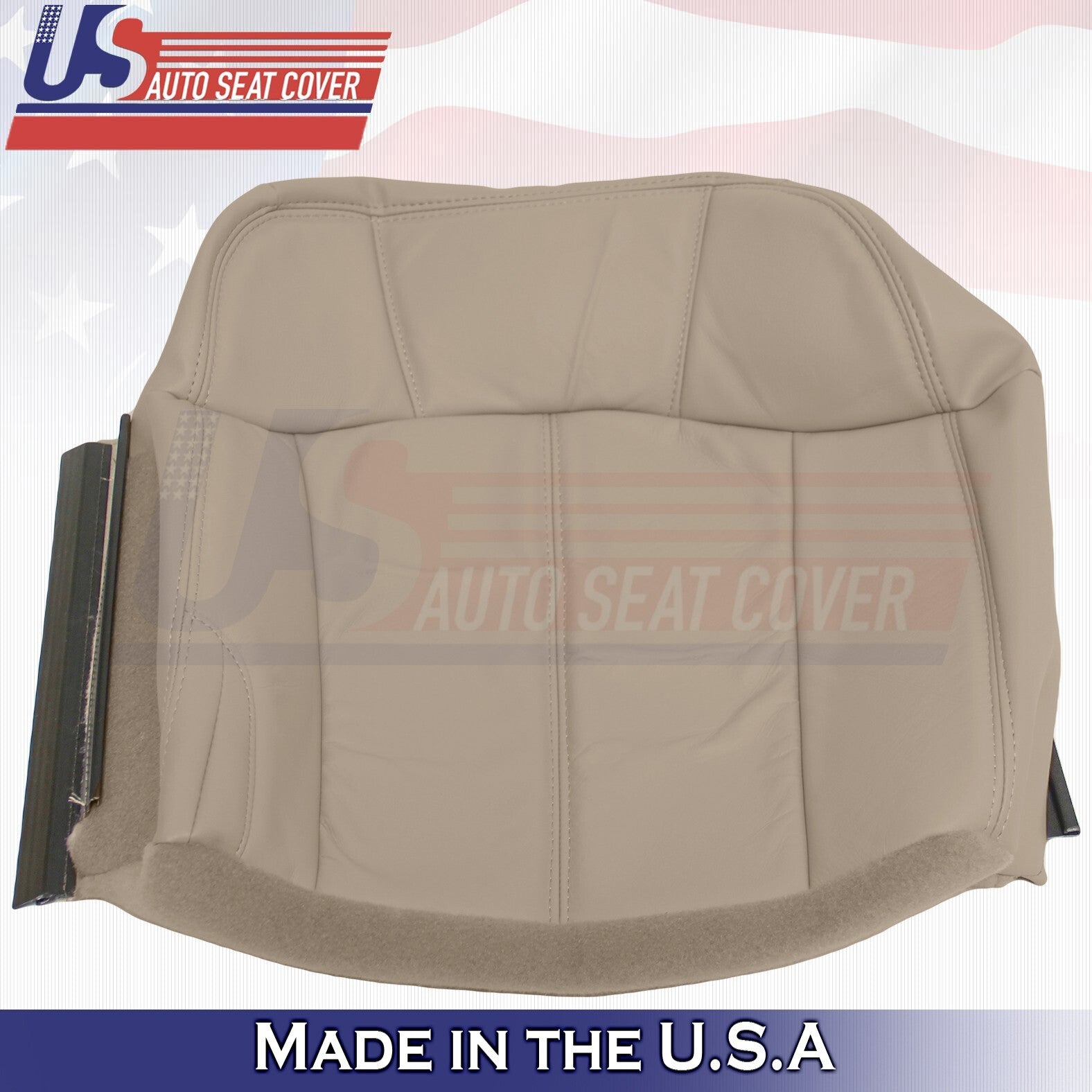 1999 to 2002 For Chevy Tahoe Rear Driver& Passenger Bottoms Leather Covers Tan