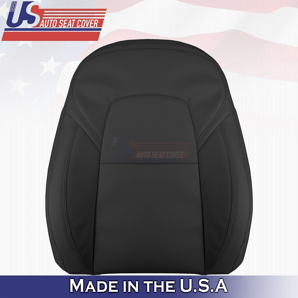2020 to 2024 For Tesla Model Y Long Range Driver Bottom & Top Vinyl Cover Black