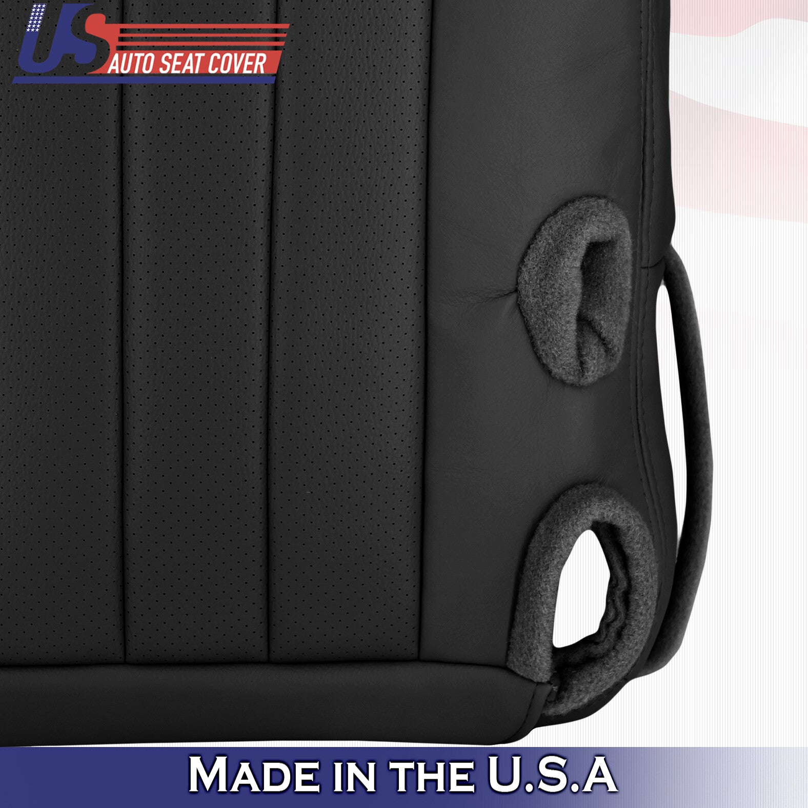 2003 to 2005 For Lincoln Town Car Signature Driver Bottom Leather Cover in Black