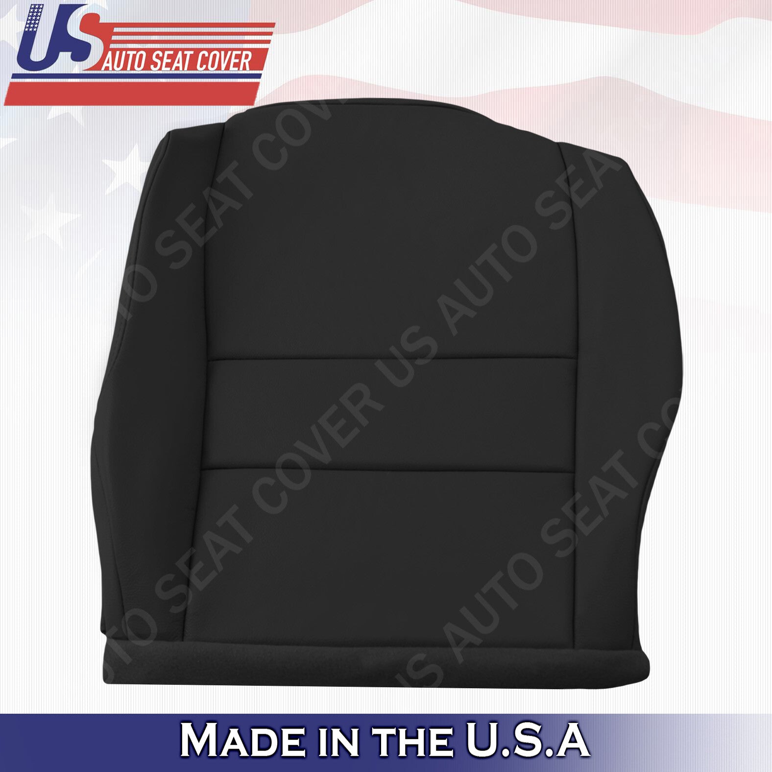 Fits 2007 2008 2009 2010 2011 Honda CR-V DRIVER Bottom Leather Seat Cover Black