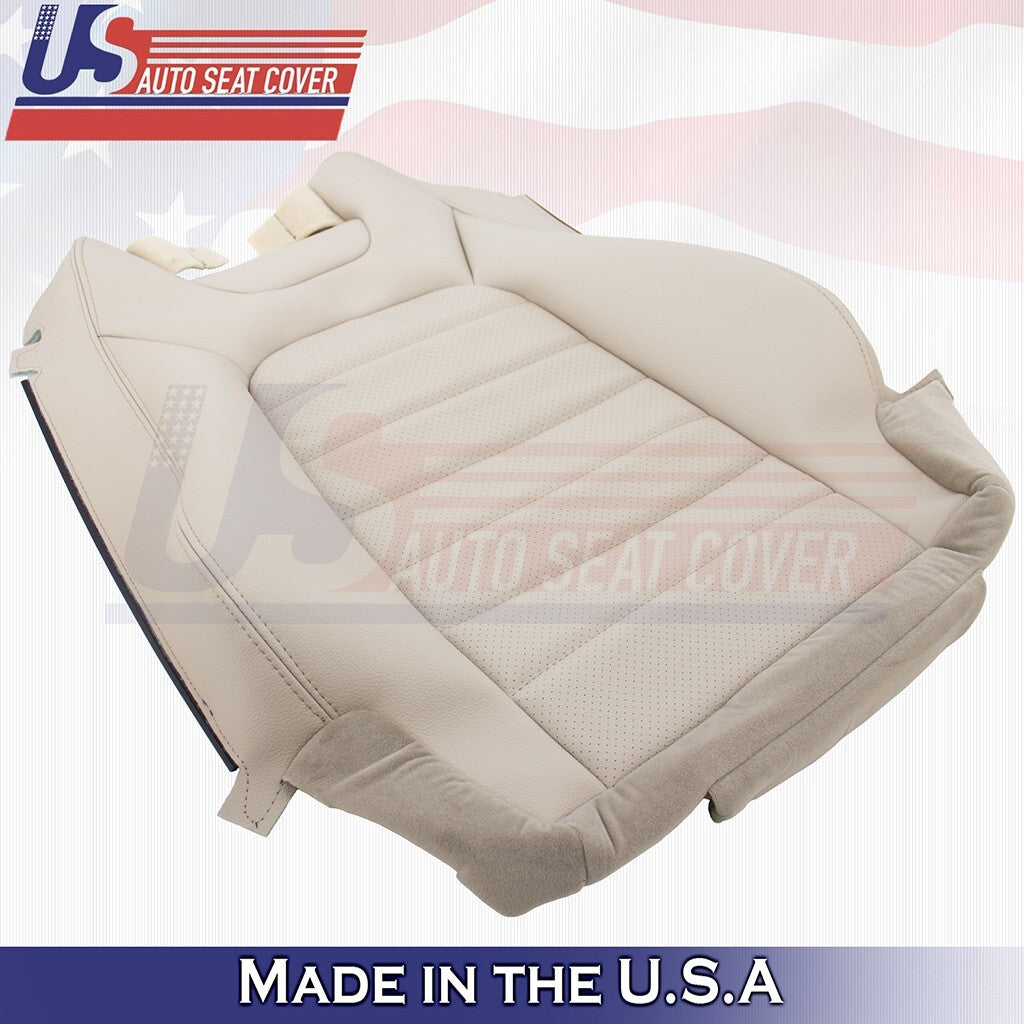 2015 to 2021 For Mercedes Benz C300 Driver &Passenger Tops Vinyl Seat Cover Tan