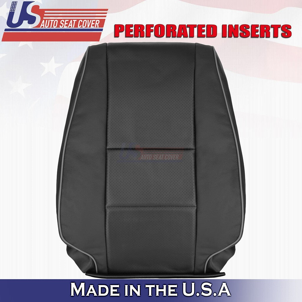 2001 to 2005 For Lexus IS300 Front Set Bottoms &Tops Leather Seat Cover Black