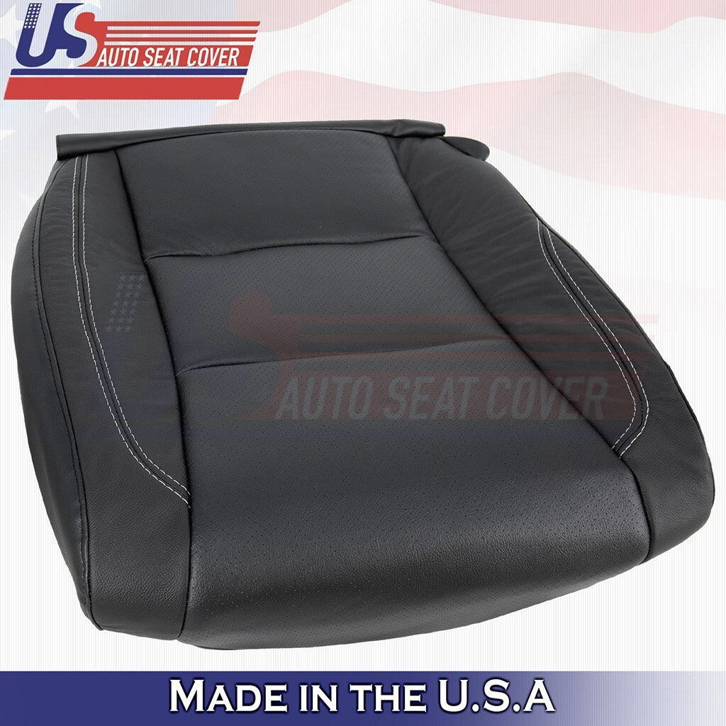 2013 to 2018 Fits Toyota Avalon XLE Passenger Bottom Leather Seat Cover Black