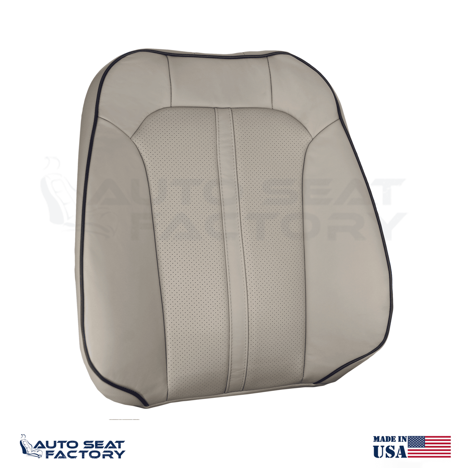 Replacement 2011 -2015 Lincoln MKX Perforated Med Light Stone Vinyl Seat Covers