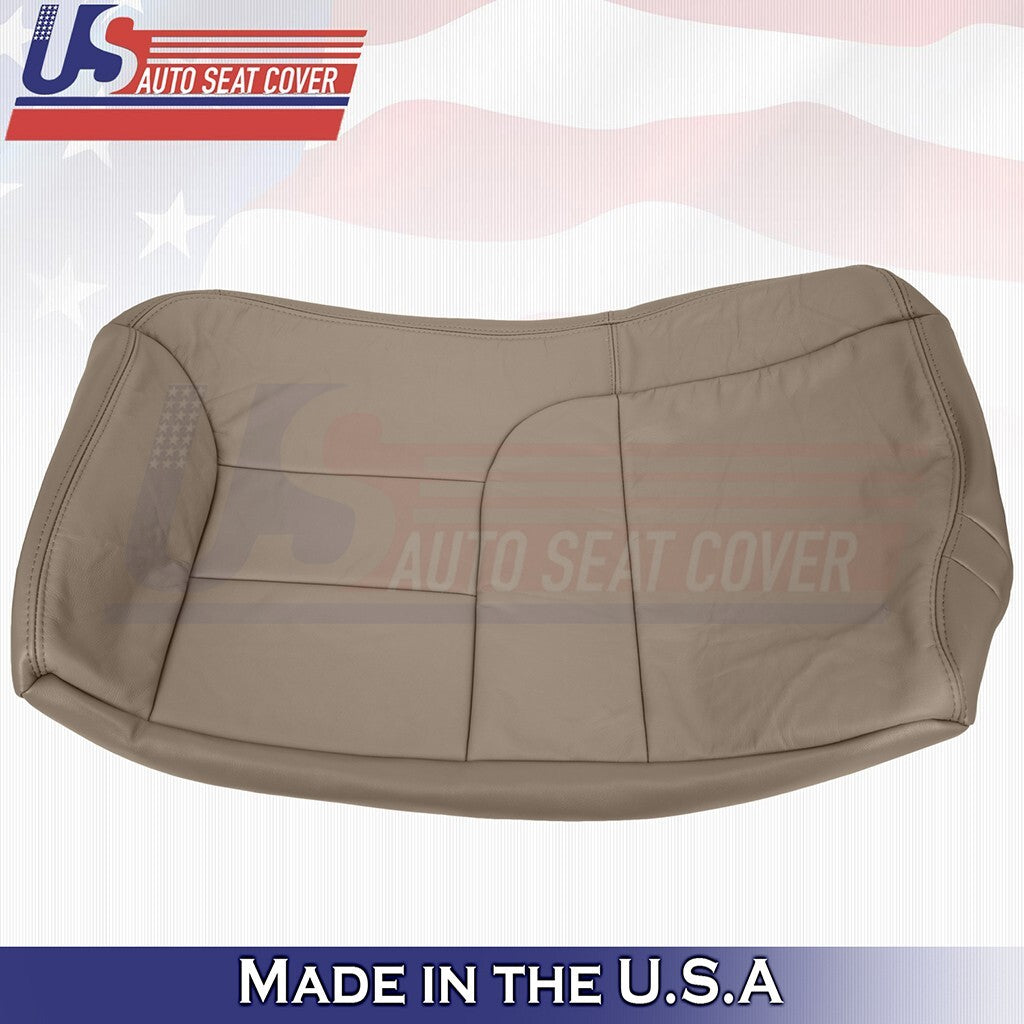 1995 to 1999 For GMC Suburban 2nd Row Driver&Passenger Bottoms Leather Cover Tan