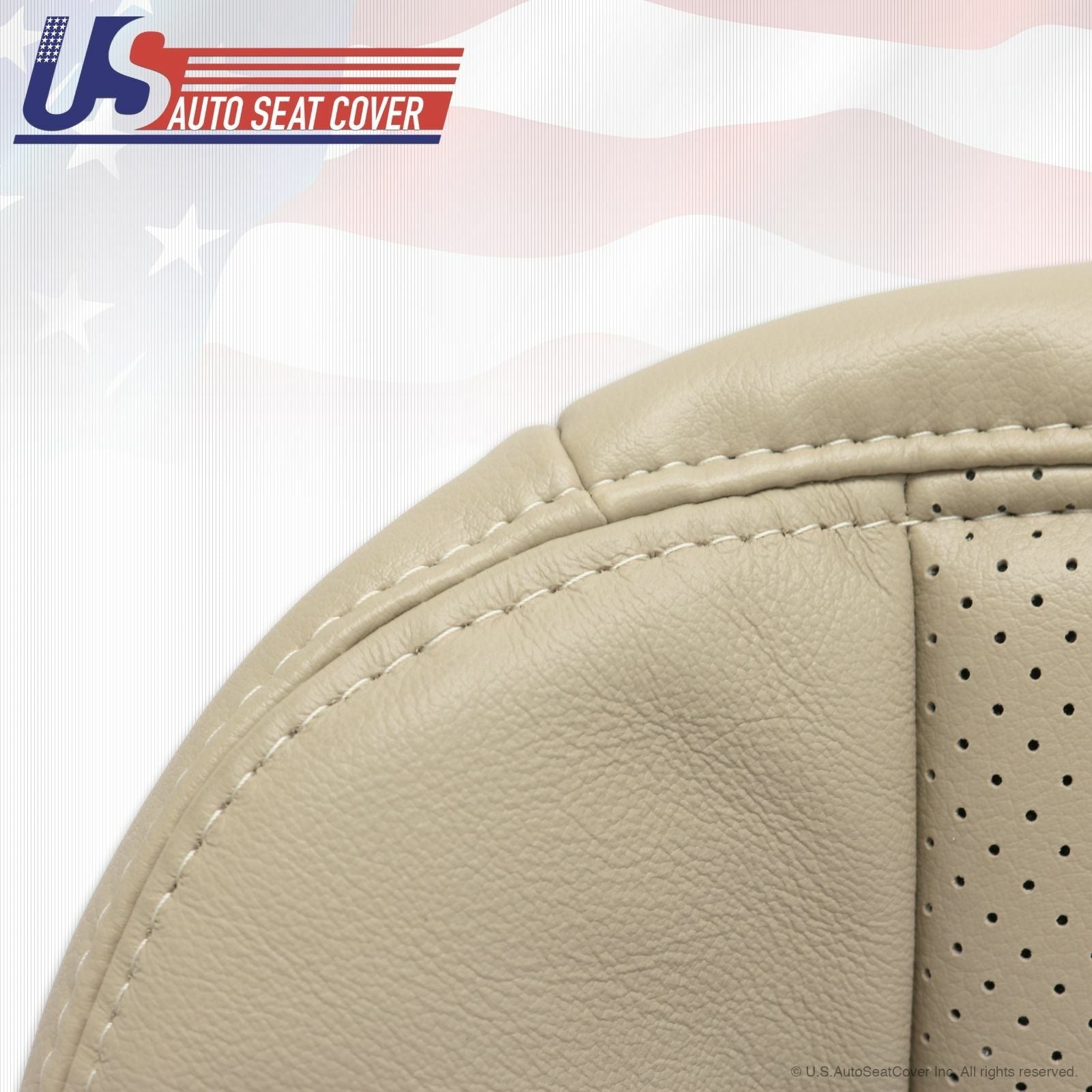 2003 2004 Lincoln Navigator Passenger Bottom Replacement Leather Seat Cover TAN