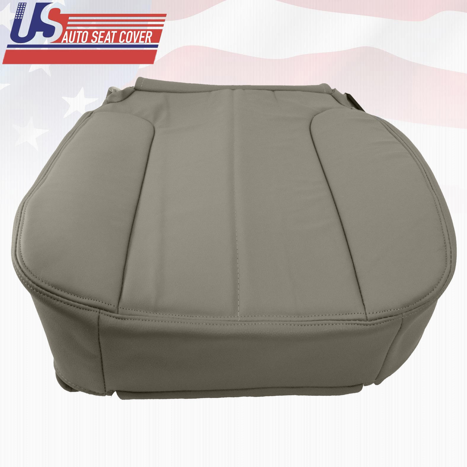 2002 to 2005 Fits Dodge Ram 1500 SLT Passenger Bottom Leather Seat Cover Tan