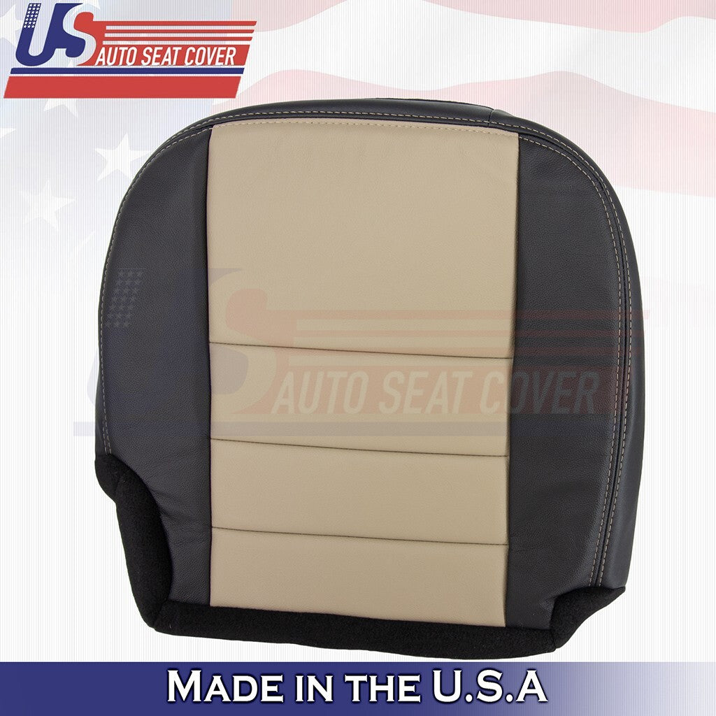 Rear Driver & Passenger Tops & Bottoms Cover Black/Tan Fits 2005 Ford Excursion
