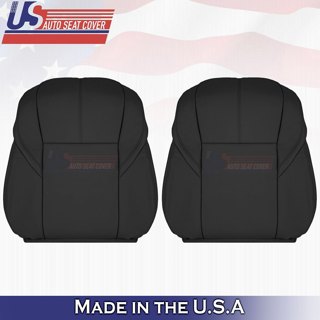 2013 to 2018 For Toyota Avalon XLE Driver & Passenger Tops Leather Cover Black