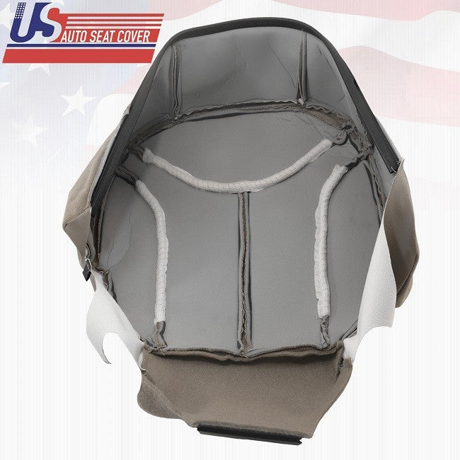 2000 - 2002 GMC Yukon SLE SLT - DRIVER BOTTOM FABRIC REPLACEMENT SEAT COVER TAN