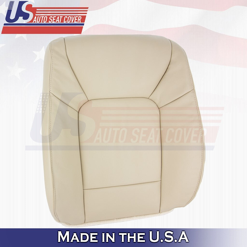 2009 2010 2011 For Honda Pilot Front Driver Top Leather Seat Cover Beige Tan