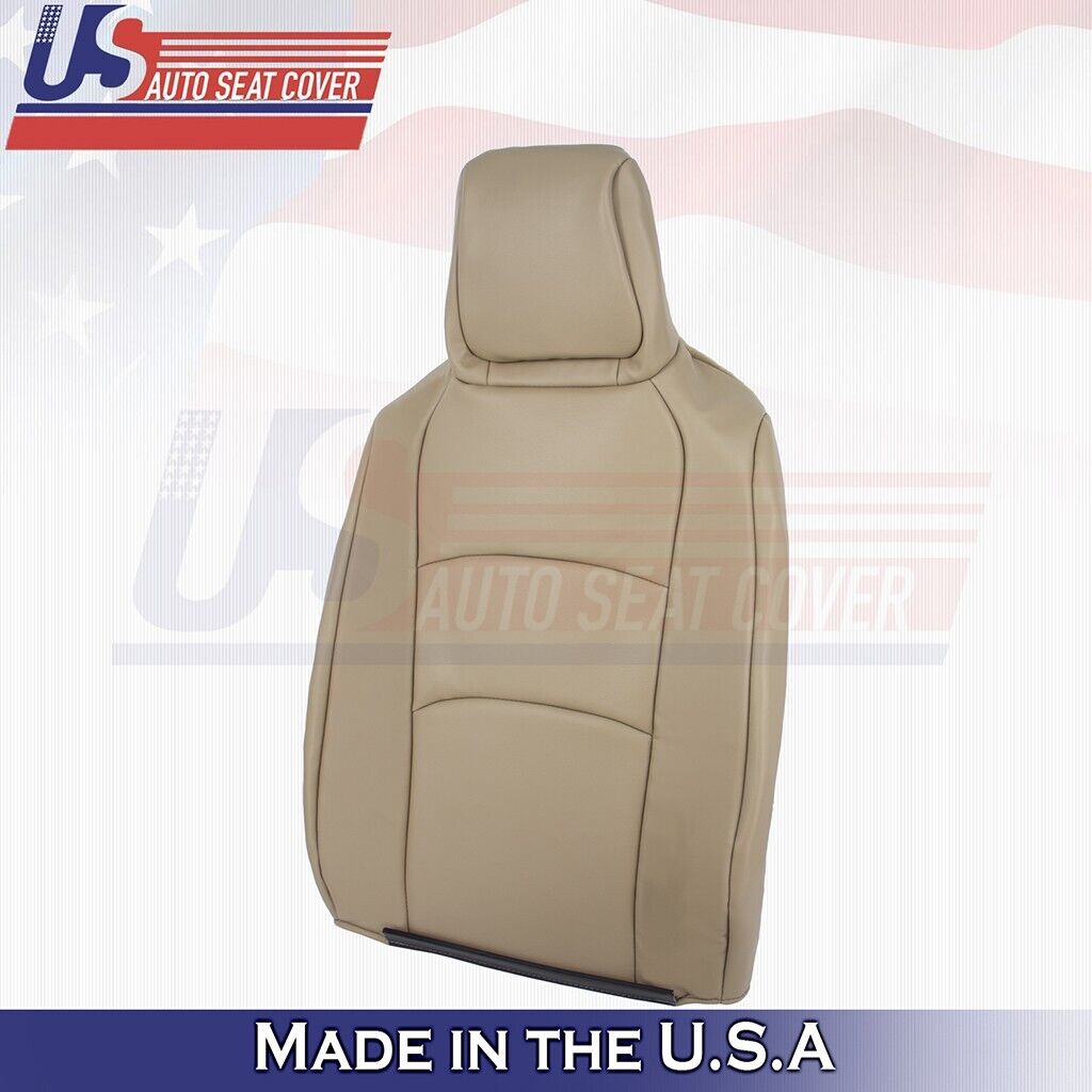 2009 to 2014 Fits Ford E150 E250 E350 E450 Van Driver Top Vinyl Seat Cover Tan
