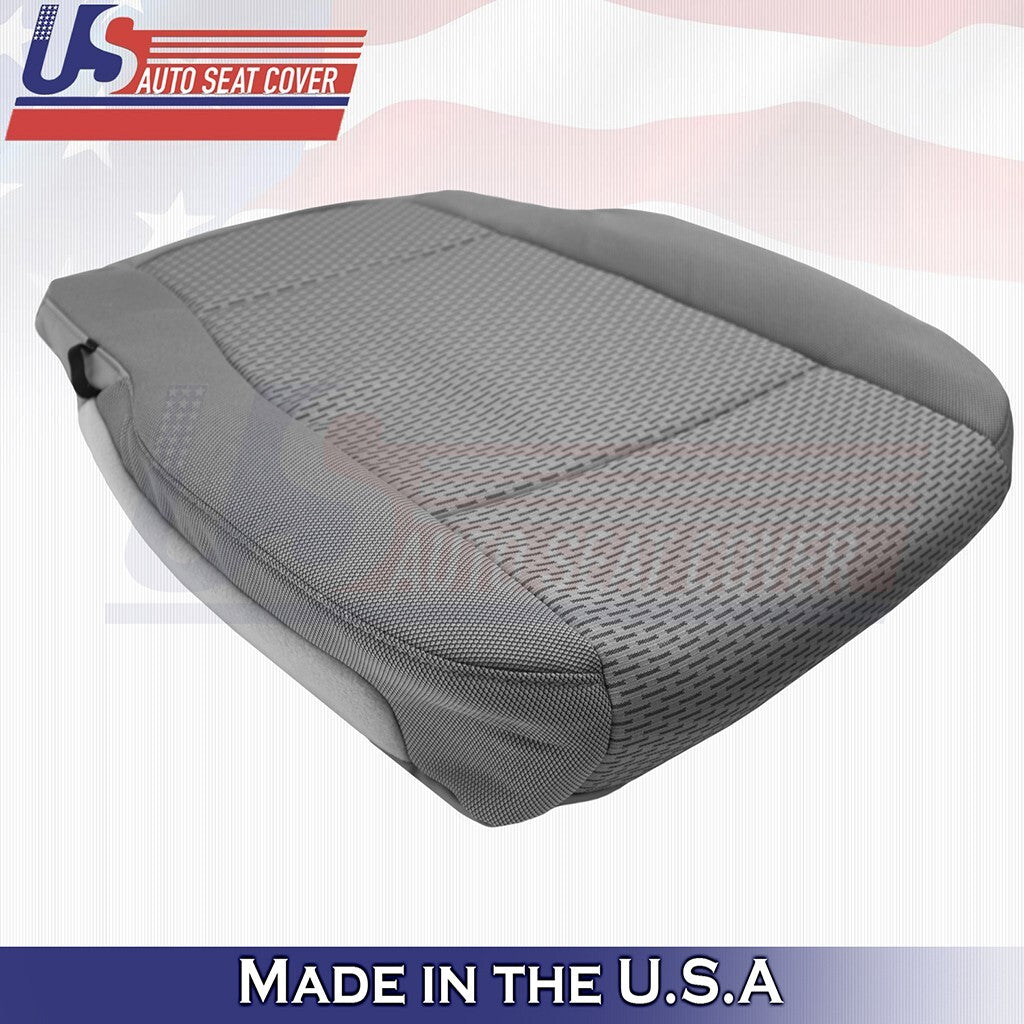 2013 to 2018 Fits Ford F150 XLT Driver Bottom Cloth Replacement Seat Cover Gray