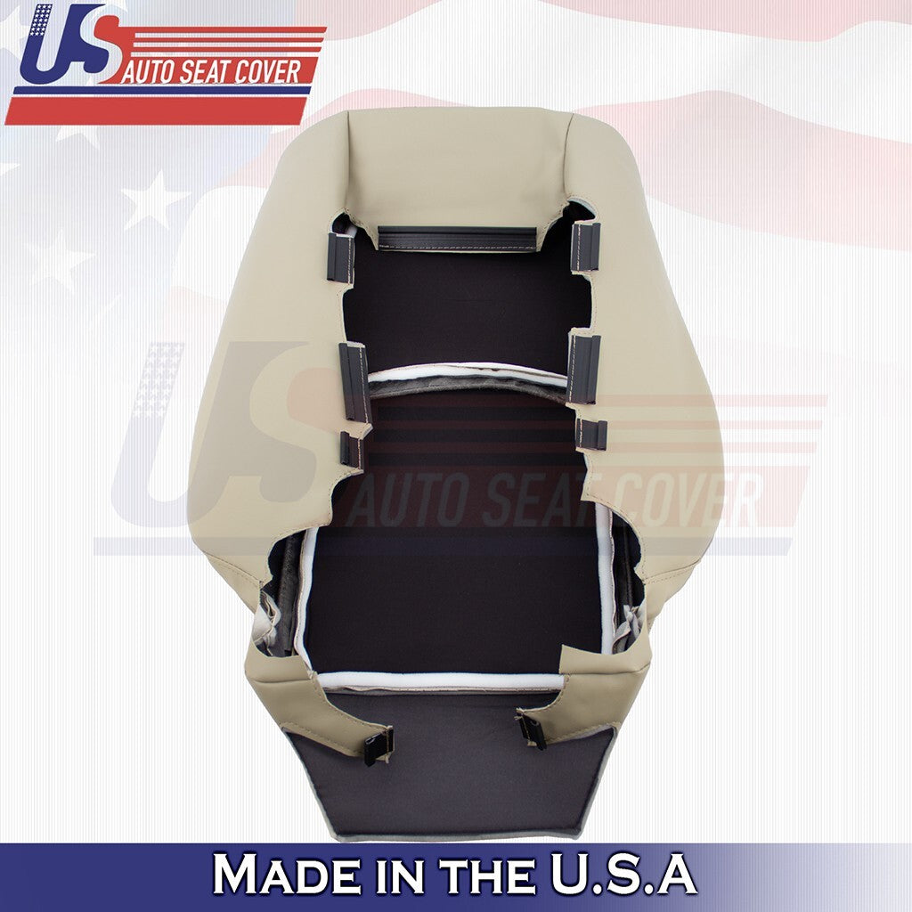 2003 to 2009 For Lexus RX350 Driver Top& Bottom Synth Leather Perf Cover Tan