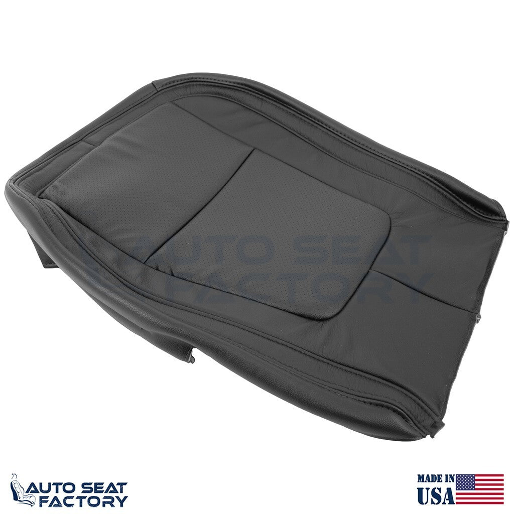 2009 - 2015 Fits Jaguar XF X2 RIGHT Bottom Black Vinyl Seat Cover, Perforated