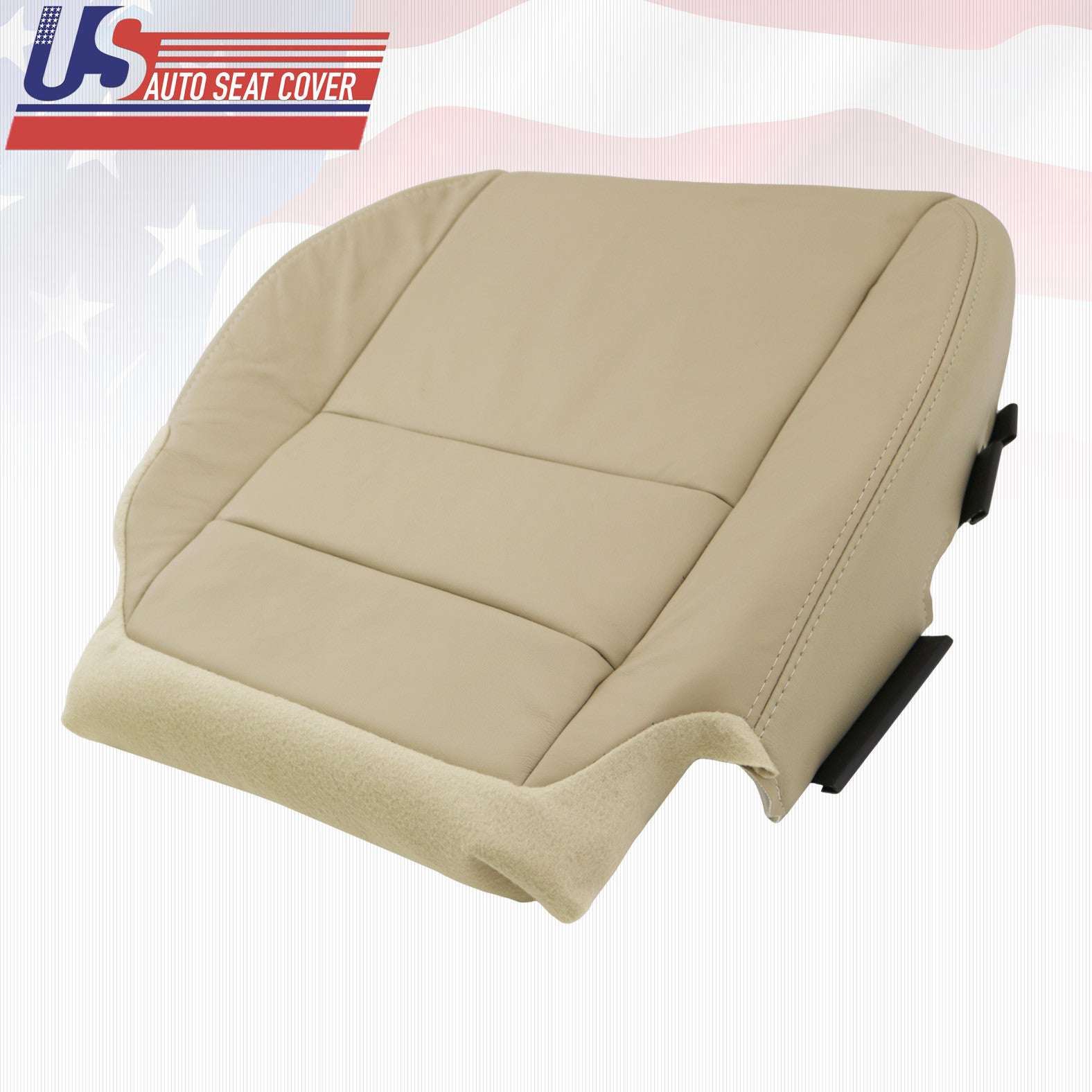 For 2007 2012 Acura MDX Passenger Bottom Replacement Leather Seat Cover TAN