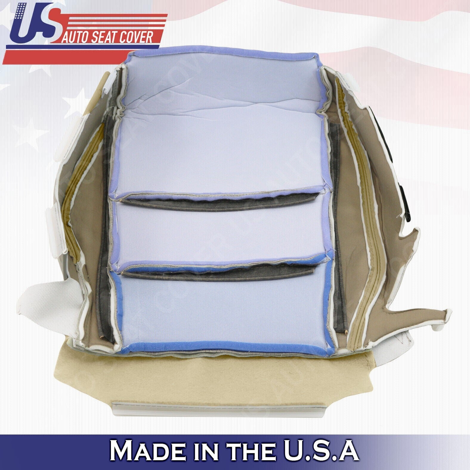 2007 2008 For Acura RDX Passenger Top Bottom Synthetic Perf Leather Covers Tan