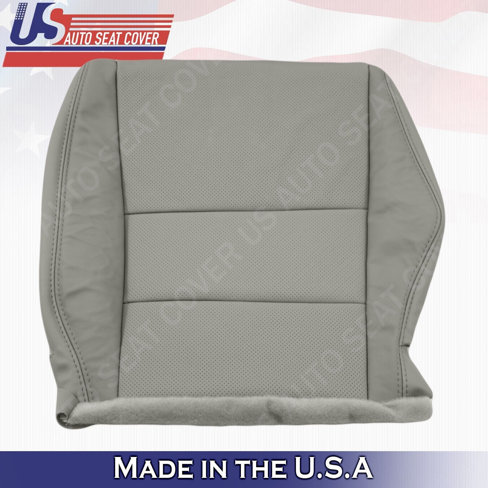 2007 2008 For Acura RDX Driver Passenger Top Synthetic Perf Leather Covers Gray
