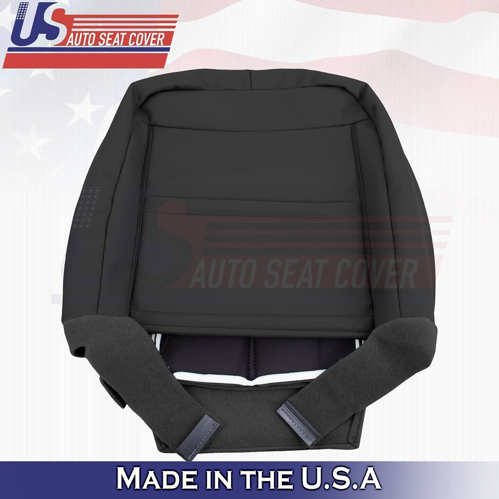 2003 2004 2005 2006 For Lincoln Town Car Passenger Top Bottom Leather Cover Blck