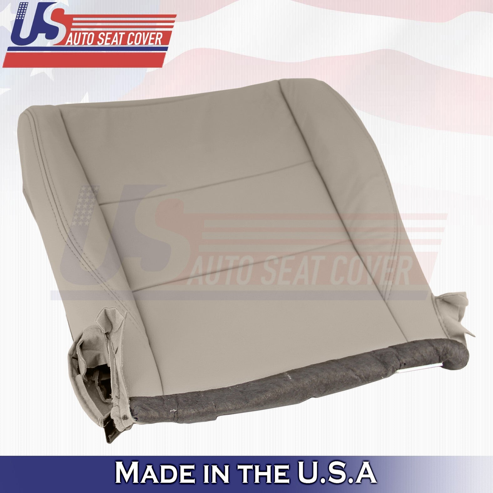2017 to 2020 Fits Toyota Sienna Driver Side Bottom Leather Seat Cover Tan