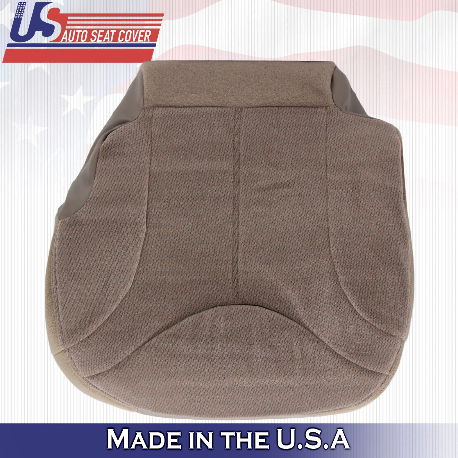 2000 For GMC Sierra 1500 3500 SLT SLE Driver Passenger Bottom Cloth Covers Tan