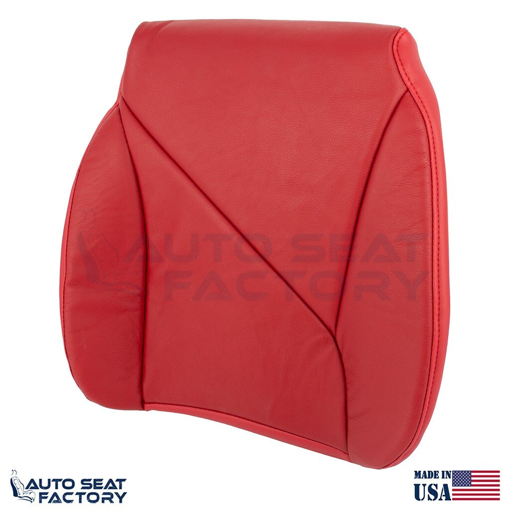 Replacement Fits 1995 Chevy Corvette Driver Side Bottom Red Leather Seat Cover