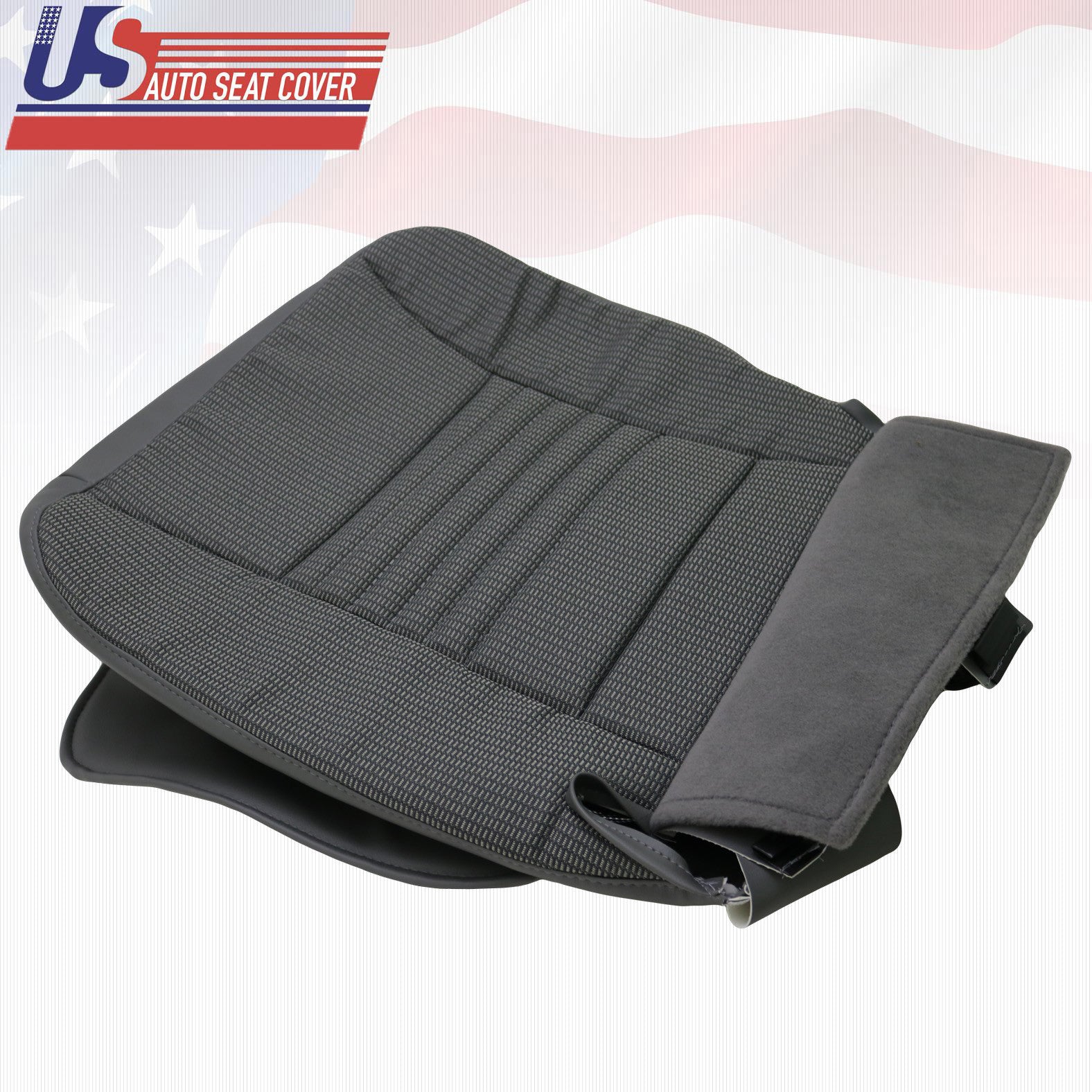 2006 2007 2008 For Dodge Ram Driver Bottom Cloth Seat Cover Medium Slate Gray