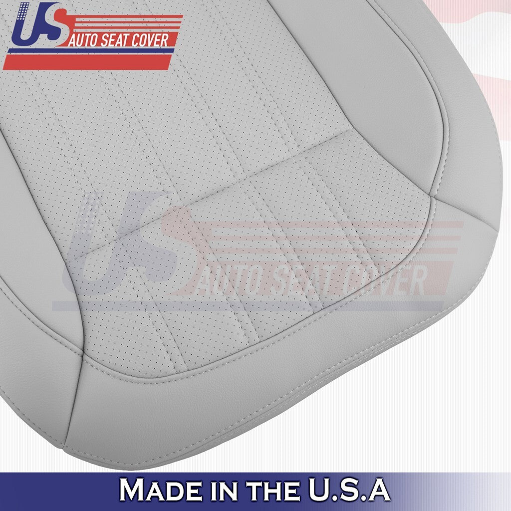 2016 2017 For Mercedes Benz GLE350 Driver & Passenger Bottom Leather Cover Gray